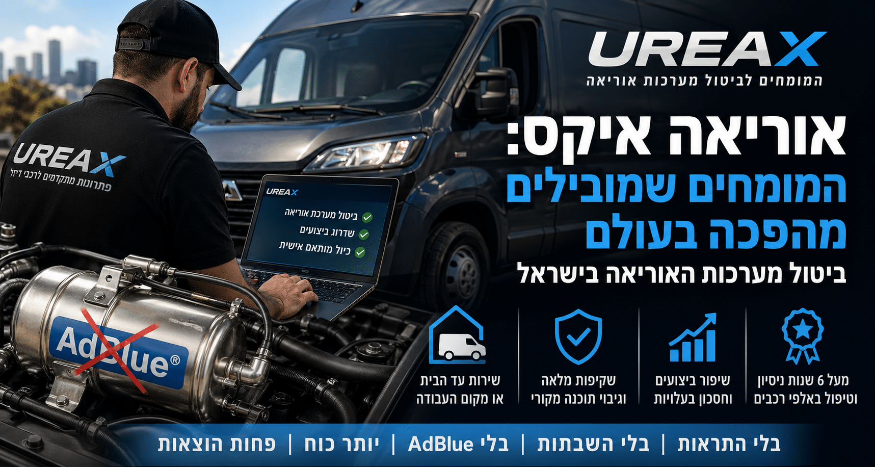 ביטול מערכות אוריאה בכל הארץ